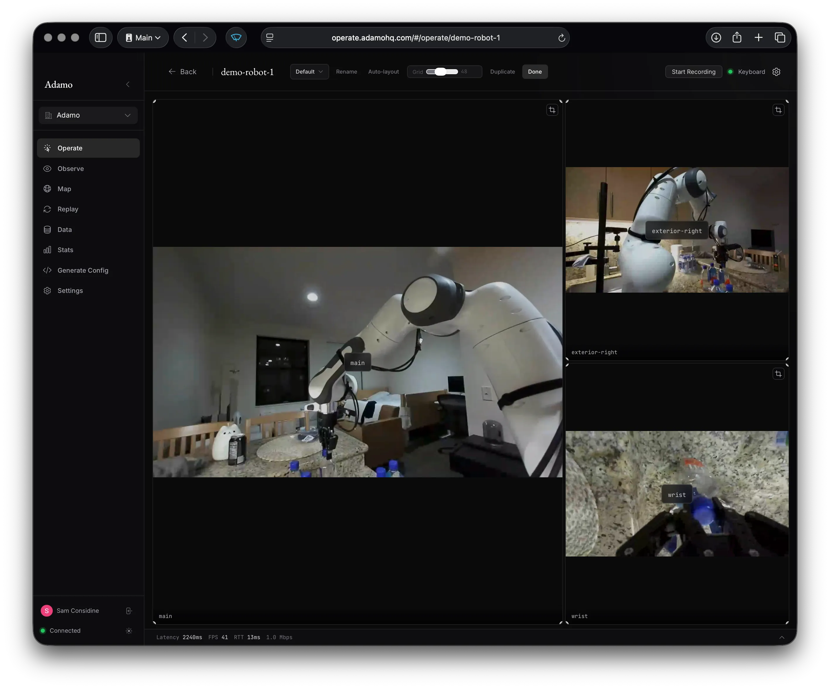 Stereo/VR view button on video tracks